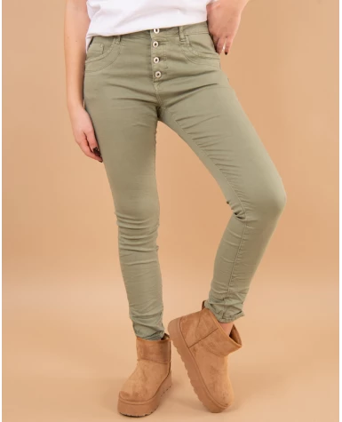 Jean boyfriend couleur