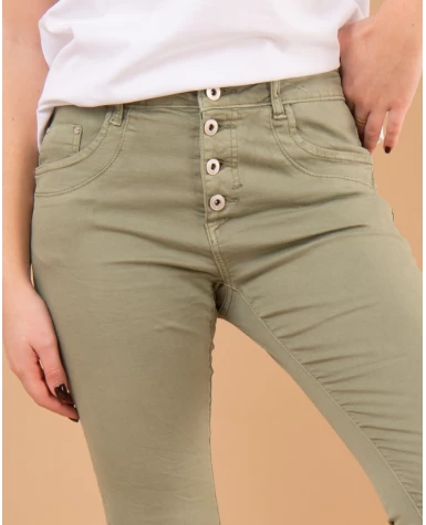 Jean boyfriend couleur