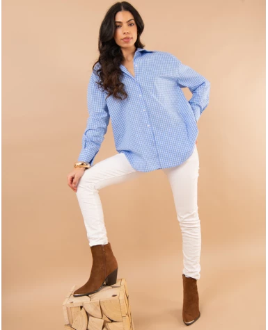 Jean boyfriend couleur
