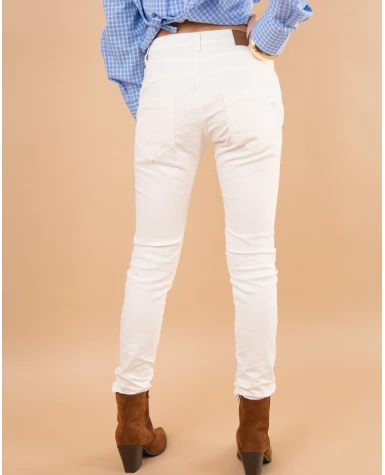 Jean boyfriend couleur