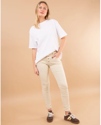 Jean boyfriend couleur