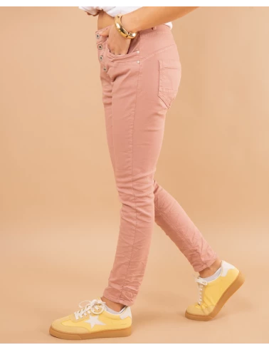 Jean boyfriend couleur