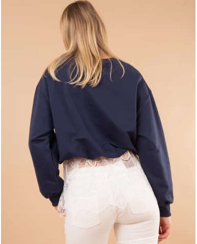 Sweat bas dentelle
