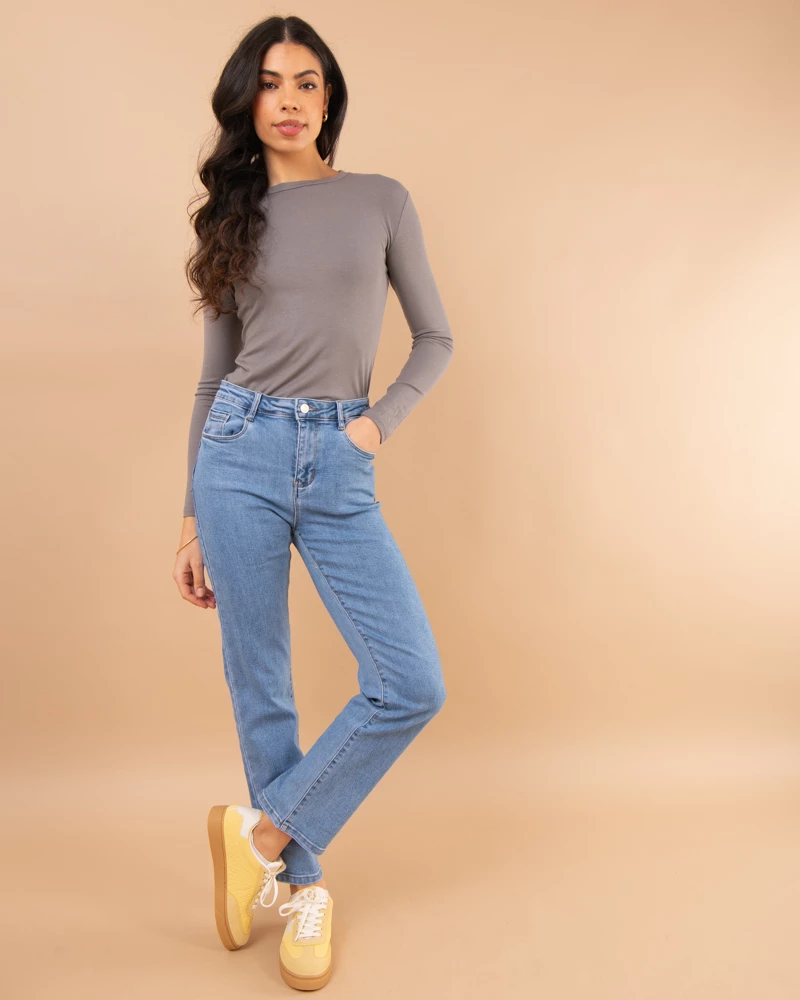 Jean droit push up