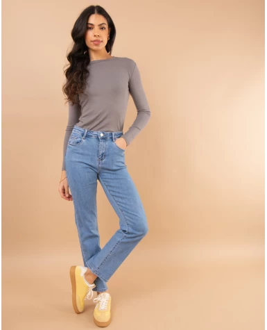 Jean droit push up