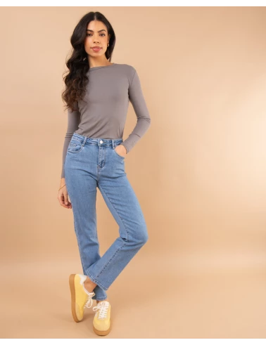 Jean droit push up