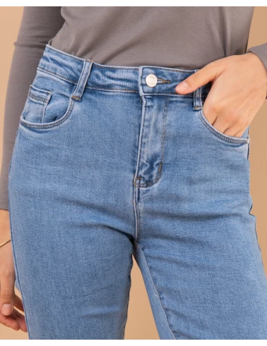 Jean droit push up