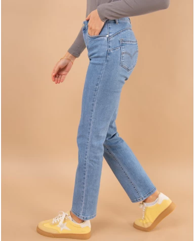 Jean droit push up