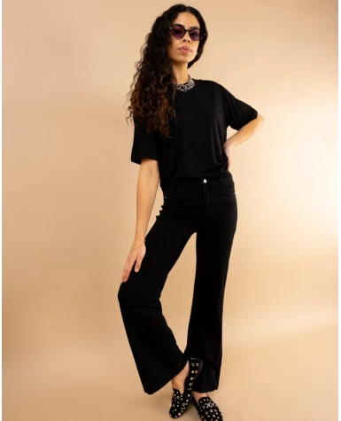 Jean revers couture