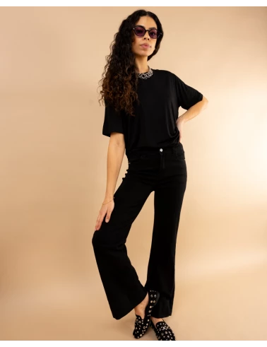 Jean revers couture