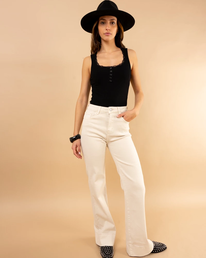 Jean revers couture