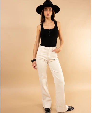 Jean revers couture