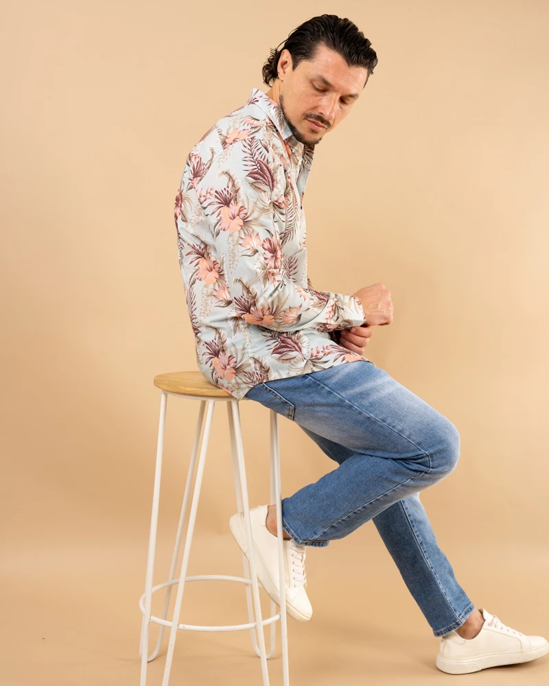 Chemise fleurs