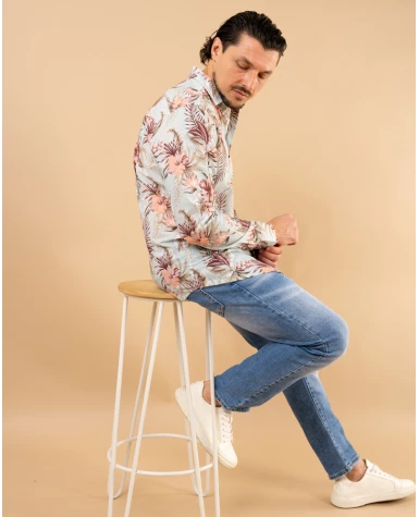 Chemise fleurs