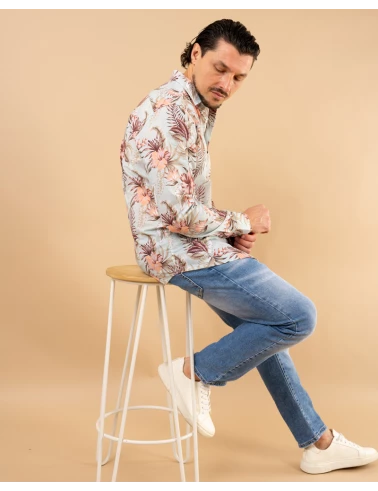Chemise fleurs