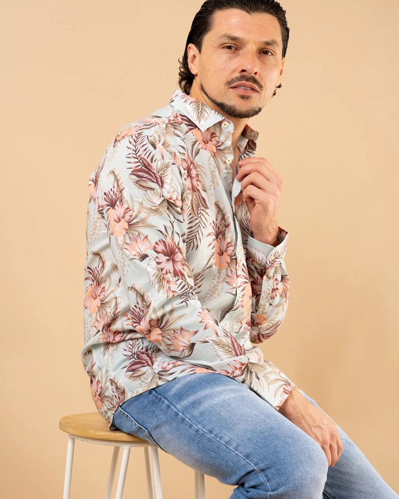 Chemise fleurs