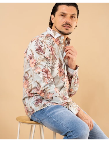 Chemise fleurs
