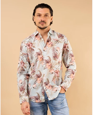 Chemise fleurs
