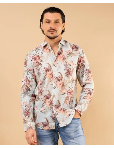 Chemise fleurs