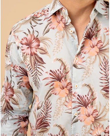 Chemise fleurs
