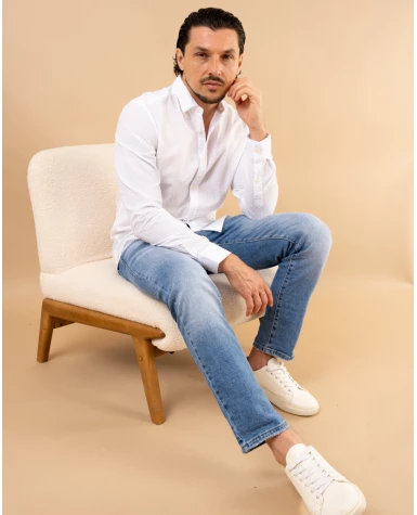 Chemise texturée