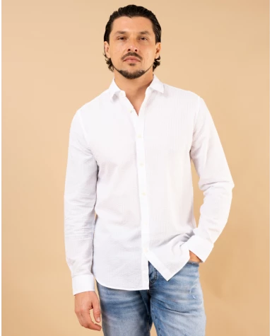 Chemise texturée