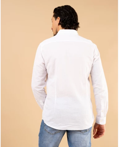 Chemise texturée