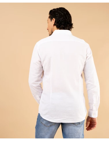 Chemise texturée