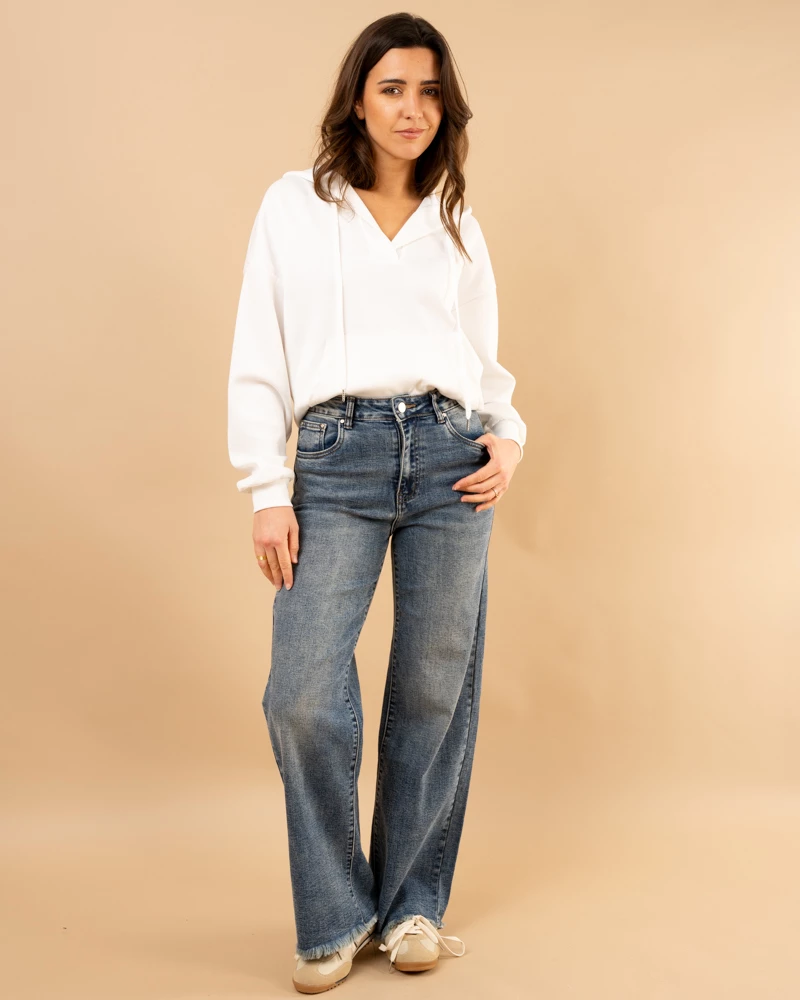 Jean large dirty