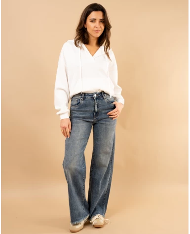 Jean large dirty