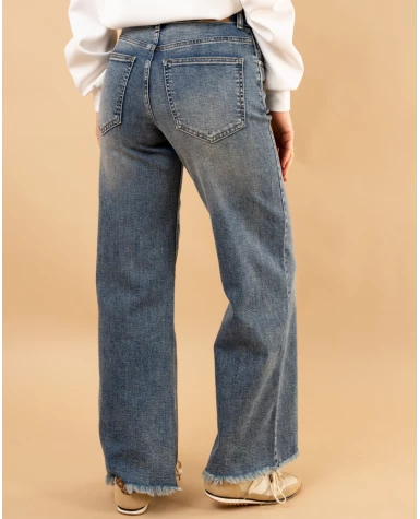 Jean large dirty