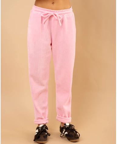 Pantalon effet velours