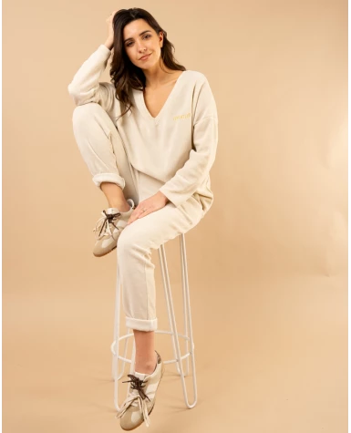 Pantalon effet velours Pantalon effet velours