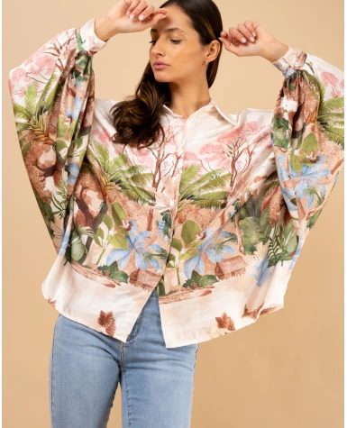 Chemise palmiers