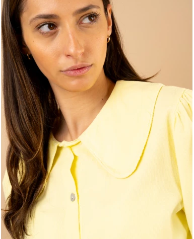 Chemise velours Claudie