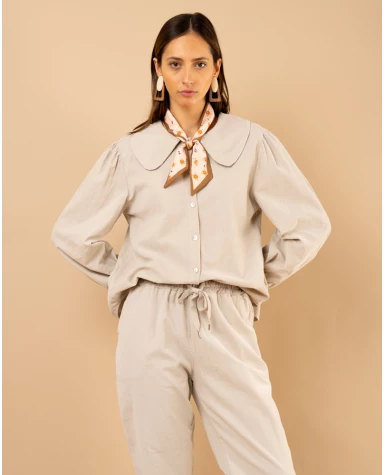 Chemise velours Claudie