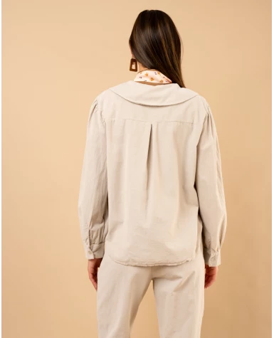 Chemise velours Claudie