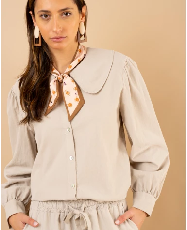 Chemise velours Claudie