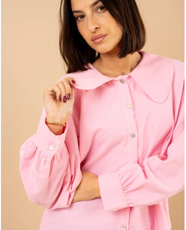 Chemise velours Claudie