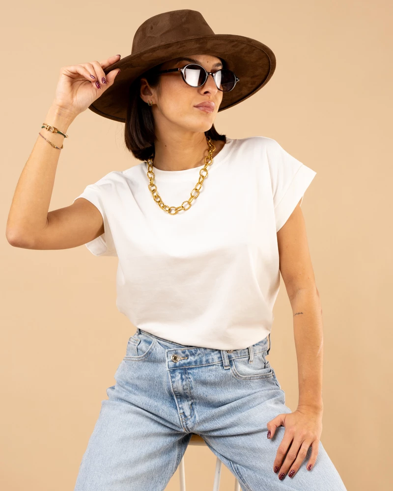 T-shirt col rond