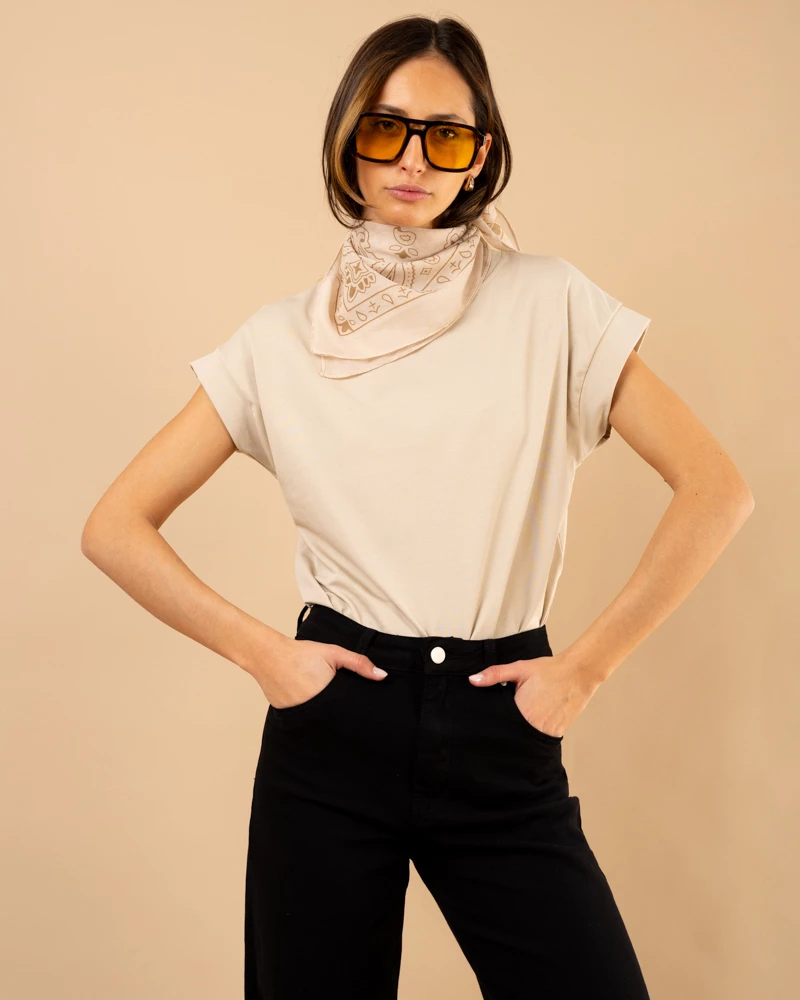 T-shirt col rond