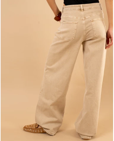Pantalon boutons décalés