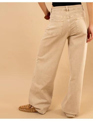 Pantalon boutons décalés