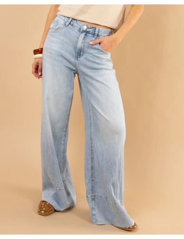 Jean bas coutures