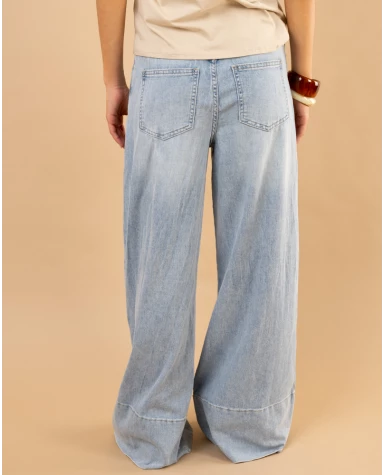 Jean bas coutures