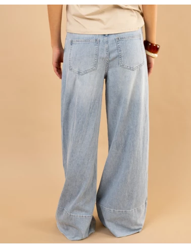 Jean bas coutures