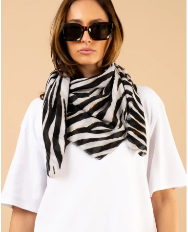 Foulard zèbre