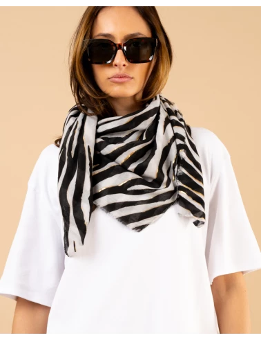 Foulard zèbre
