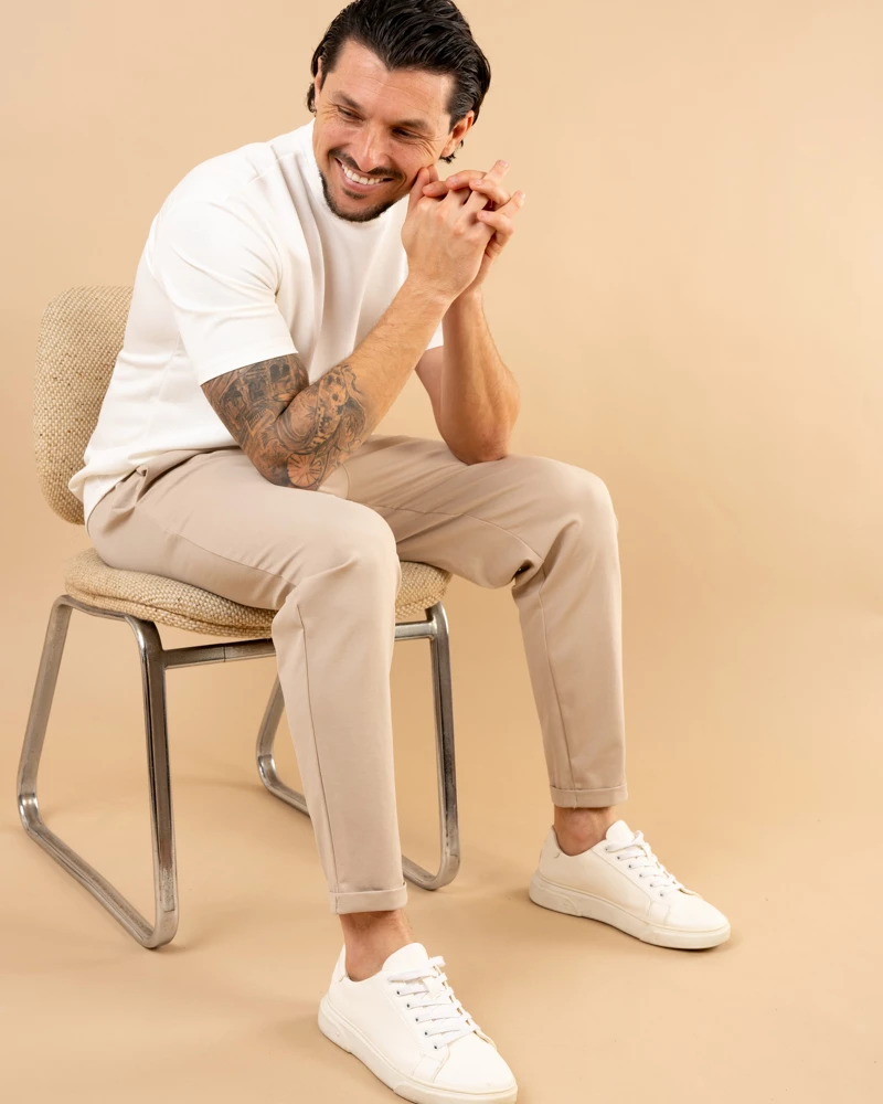 Pantalon revers