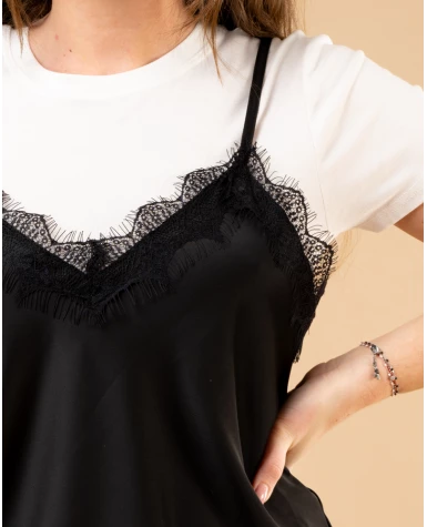 Débardeur dentelle